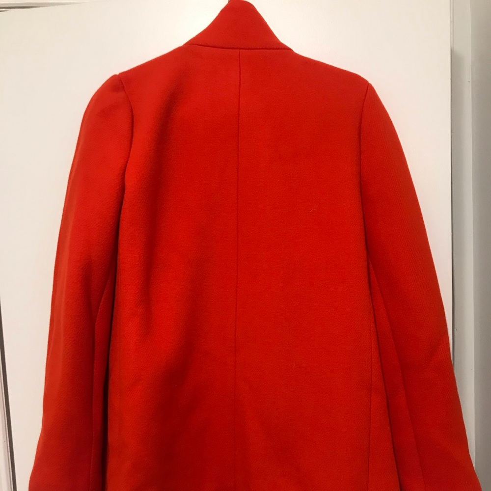 Red Italian wool Jcrew peacoat